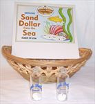 NGH114S Sand Dollar in Mini Glass Bottle